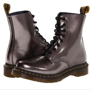 Dr. Martens Pascal 8-Eye Pewter Spectra Boots